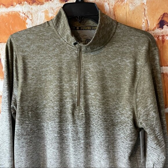 NWT C9 Champion Men's Elevated Train Zip Layer, Midway Brown Heather, M - Picture 2 of 10